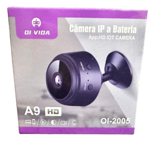 Mini Camera Ip A Bateria A9 Wifi 