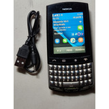 Nokia Asha 303 Touch Telcel Funcionando Bien, Con Cargador,.... Retro, Vintage, N8 ,n6, C3, Nokia 1100, Nokia 1208, N96, N86