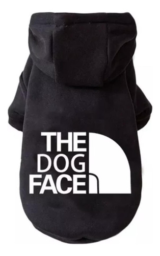 Saco Con Capucha Para Mascota - Negro - The Dog Face