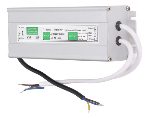 Fuente De Alimentación Led Ac 110v260v Entrada 100w 12v Dc