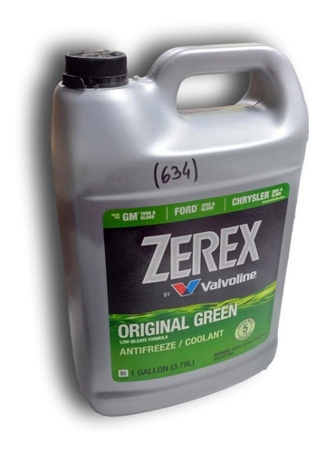 Anticongelante / Refrigerante Zerex Verde 3.78lts