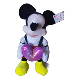 Mickey Mouse Peluche Corazon Original Licencia Disney 