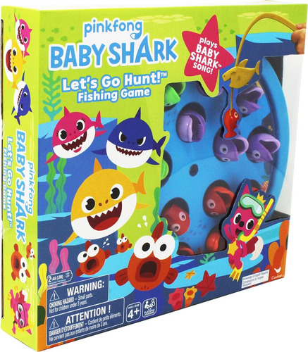 Spinmaster Vamos A Pescar Baby Shark Board Game