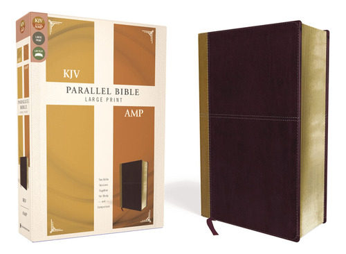 Kjv, Amplificada, Biblia Paralela, Letra Grande, Leathersoft