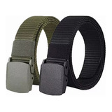 Inturón Táctico Militar De Nailon Para Hombre, 2 Uds