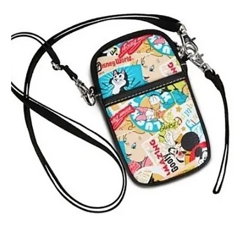 Bolsa Capa Para Smartphone 8 X 15 Disney Park Personagens