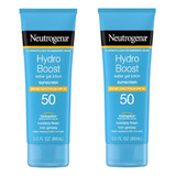 Pack 2 Protectores Solar Neutrogena Fps50 Hydroboost 88mlc/u