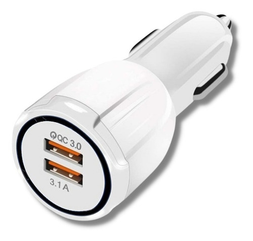 Cargador Dual Usb Elegante Quick Charge 3.0 + 3.1a L8