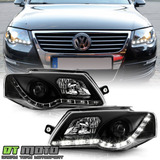 Par Faros Negro Led Volkswagen Passat Vr6 2008 3.6l