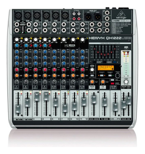 Mesa Behringer Xenyx Qx1222usb 12 Canais