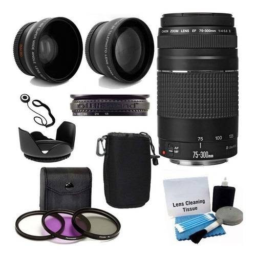 Kit De Lentes De Zoom Ef, 75-300 Mm F/4-5.6 Iii, Canon Xmp