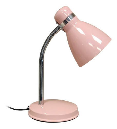 Lampara Velador Flexible Candil Pipo Apto Led Color De La Estructura Rosa Color De La Pantalla Rosa