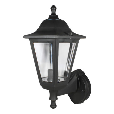 Farol Decorativo Español Exterior Rosca E26 Illux Ml-8402 Estructura Negro