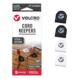 Velcro Brand Clips Para Cables | Paquete De 30 Protectores D