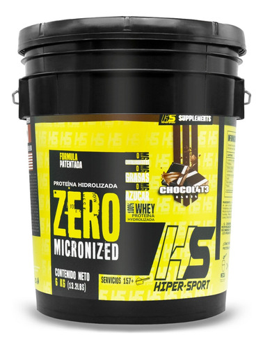 Proteína Whey Hs Hidrolizada Isolate Hiper Sports 6 Kg