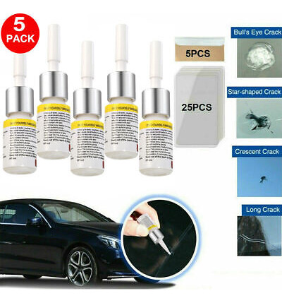 Usa 5pcs Automotive Nano Glass Repair Fluid Car Windshie Jjb