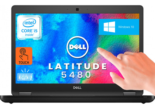 Laptop Dell Latitude Táctil Core I5 6th 8gb Ram 256gb Ssd