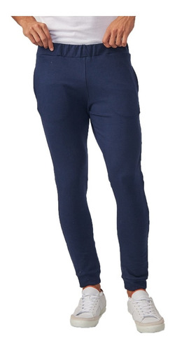 Jogging Hombre Frizado Chupin Pantalon Puño Colores Varios