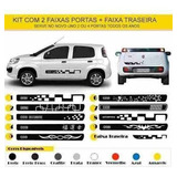 Fiat Uno Vivace Faixa Lateral Adesivo Portas 2012 2013 2015