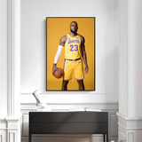 Quadro Decorativo 70x50 Cm. Lebron James Lakers