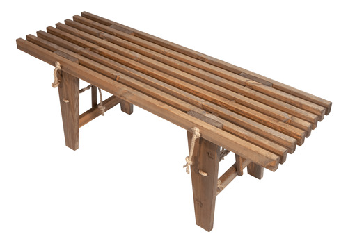 Banca Eco Bench 120 Pino Silvestre Europeo Castaño