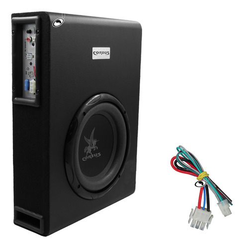 Caixa Amplificada Auto Corzus Cxs 200 Slim 8 Pol 200 W Rms