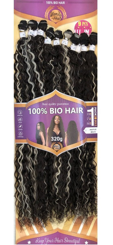 Cabelo Orgânico Cacheado Ondulado 75 Cm 140g Telado + Brinde