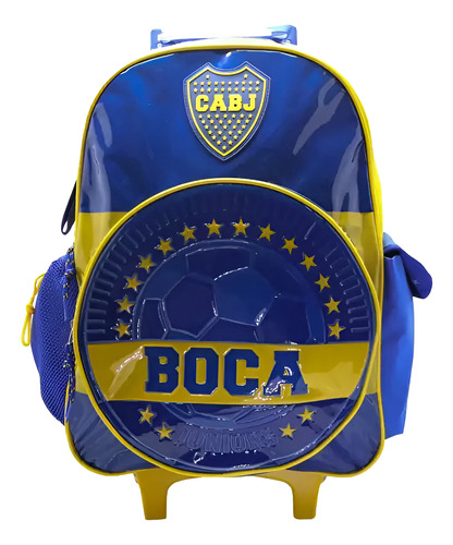 Mochila Carrito 18 PuLG Boca Jrs Bo465 Cresko Casa Valente