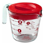 Jarra Medidora 500 Cc Vidrio Con Tapa Basics Pyrex H