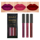 Set De Brillos Labiales Mate Metalizados, 3 Juegos, Copa Ant