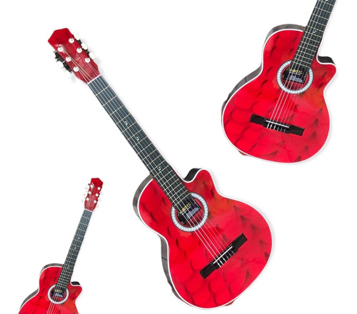 Guitarra Acustica Incluye Forro+metodo Y Personalizada