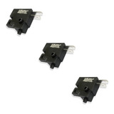 Kit 3 Sensor Luz Stop Freio Dianteiro A Disco Universal Moto