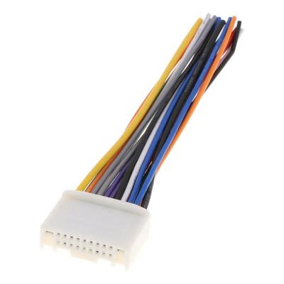 Dual Car Audio Wiring Harness Stereo 12 Pin Wire Connector