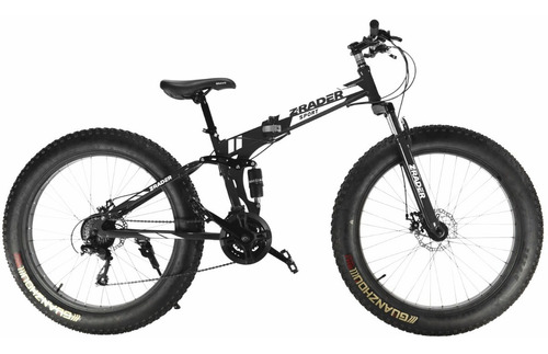 Bicicleta Dobravel Fat Bike Aro 26 Pneu Largo Mtb 21 Marchas