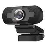Webcam Full Hd 1080p Usb Resolução Max Visão 360º Microfone Cor Preto