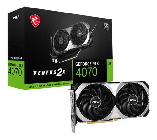 Geforce Rtx 4070 12gb - Msi Ventus 2x Oc - 912-v513-208