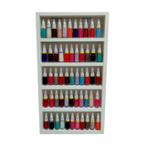 Expositor De Esmaltes P/manicure Mdf Branco C/fundo 30x60x6 