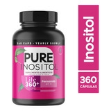 Inositol De 360 Capsulas 360 Dias | Life Pure Inositol 360+ Sabor Sin Sabor (360 Capsulas)