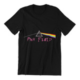 Polera Unisex Pink Floyd Rock Musica Estampado Algodon Prism