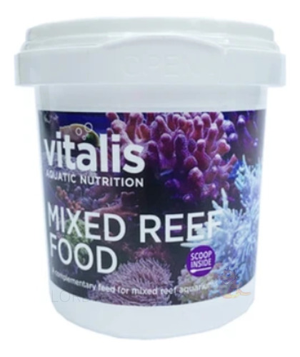 Vitalis Po 60 G Pote Ração Mixed Reef Food Para Corais