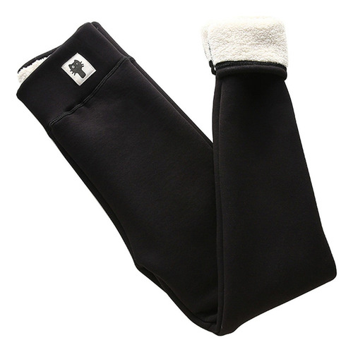 Pantalón Leggins Cordero Negro Gris Mujer