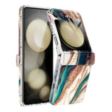 Gviewin Diseño Para Samsung Galaxy Z Flip 5 Funda Con De De