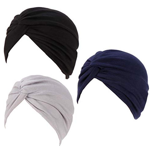 Gorro Quimio Mujer 3pack Suave Ligero Cáncer