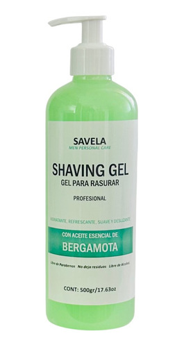 Shaving Gel C/bergamota 500ml 