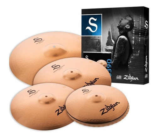 Zildjian S390 S Perfomer Cymbal Set Hi Hat Crash Ride Regalo