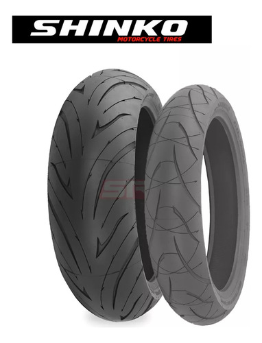 Llantas Shinko 120/70zr17 Y 180/55zr17 F016 Yamaha Yzf-r6