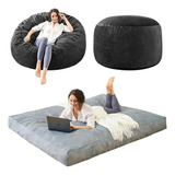 Puf Relleno De Espuma  Puf Plegable Para Salón, Sofá Cama P