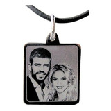 Foto Medallas Acero Personalizadas Parejas Amigos 2 Unidades