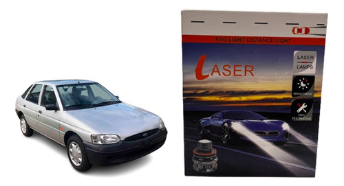Luces Cree Led Laser  Ford Escort (instalación) 
