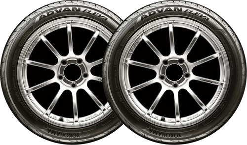 Kit De 2 Llantas Yokohama Advan Fleva V701 Varios Vehículos Todos Los Años P 215/45r17 91 W